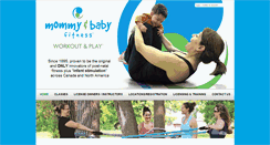 Desktop Screenshot of mommyandbabyfitness.com
